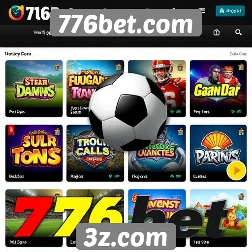 Opções de jogos disponíveis no site 776bet.com
