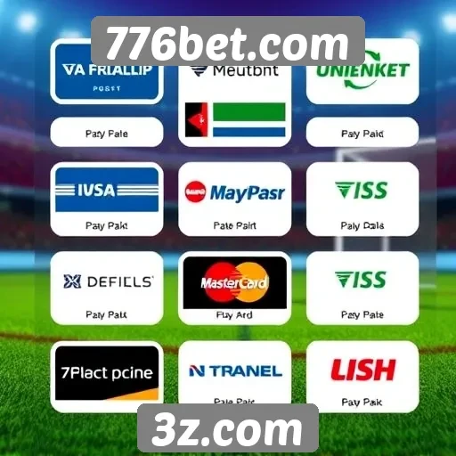 Métodos de pagamento aceitos pela 776bet